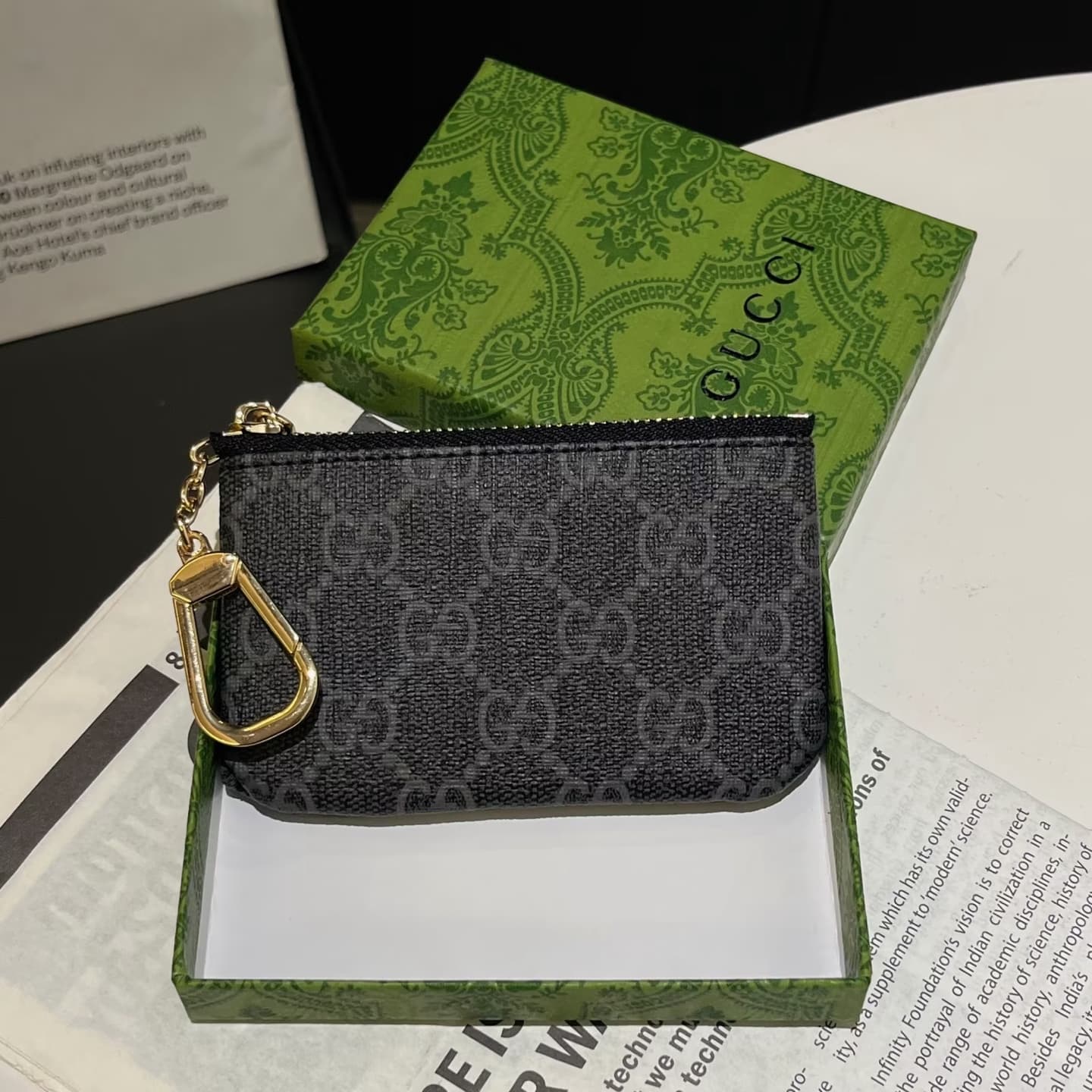 Pochette porte-cartes/porte-cartes Zero, style classique et tendance, unisexe, collection 2026.