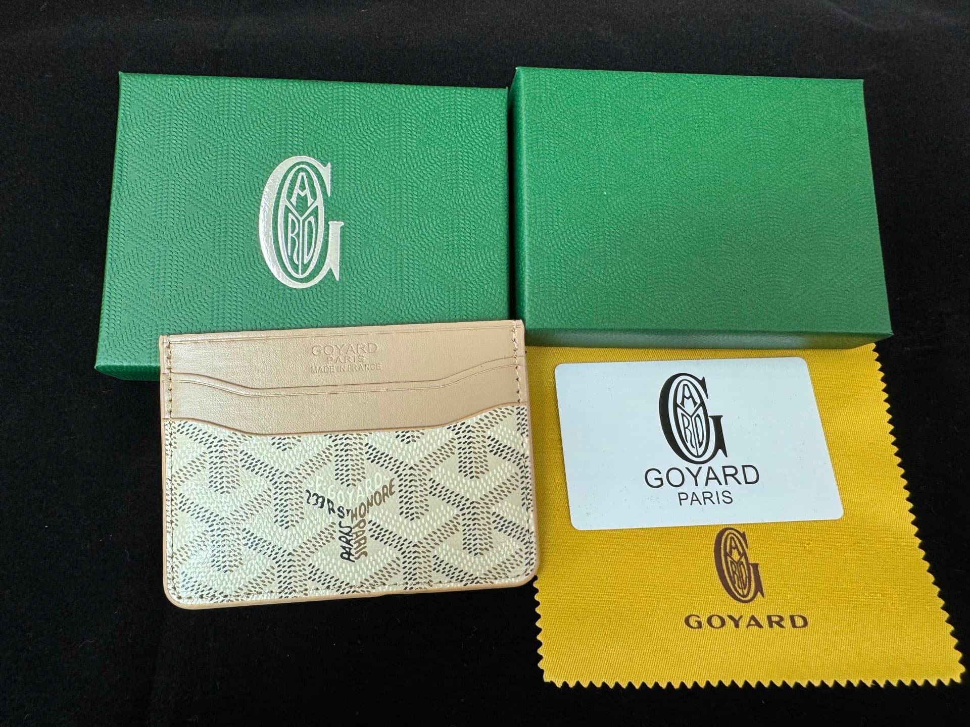 Portefeuille unisexe en tissu jaune, mini porte-cartes, idéal pour les cartes de visite, idéal pour les cadeaux de luxe, de haute qualité et prati