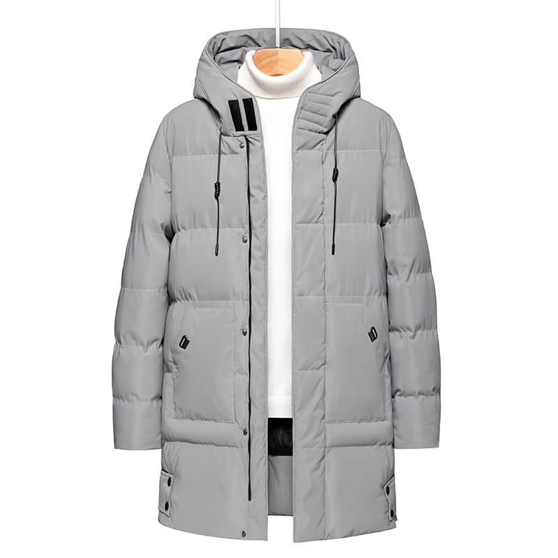 Men's Clothing Warm Cotton padded Jacket Winter Coat Thickened Cotton padded Jacket Middle aged New Medium length Cotton padded Jacket