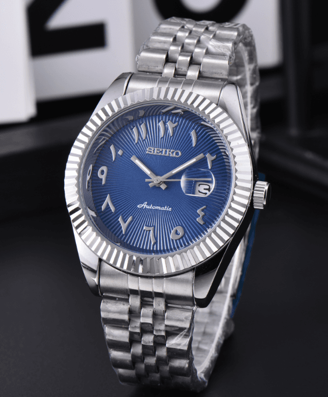 Seiko : une marque horlogère japonaise haut de gamme – des montres de luxe élégantes et abordables avec affichage de la date et bracelet chaîn