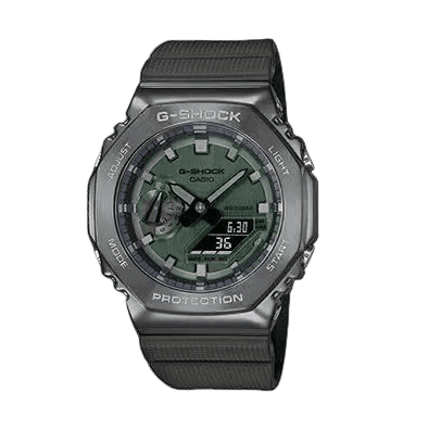 Série GM-2100, multifonction, étanche et antichoc, ruban octogonal en métal, quartz neutre électronique
