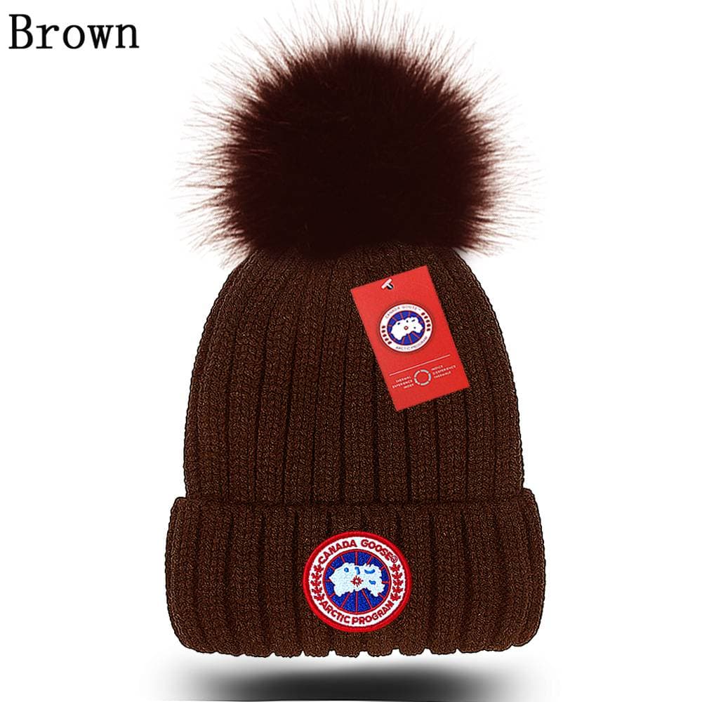 Bonnet d'hiver chaud en tricot, bonnet épais en laine et pull en velours