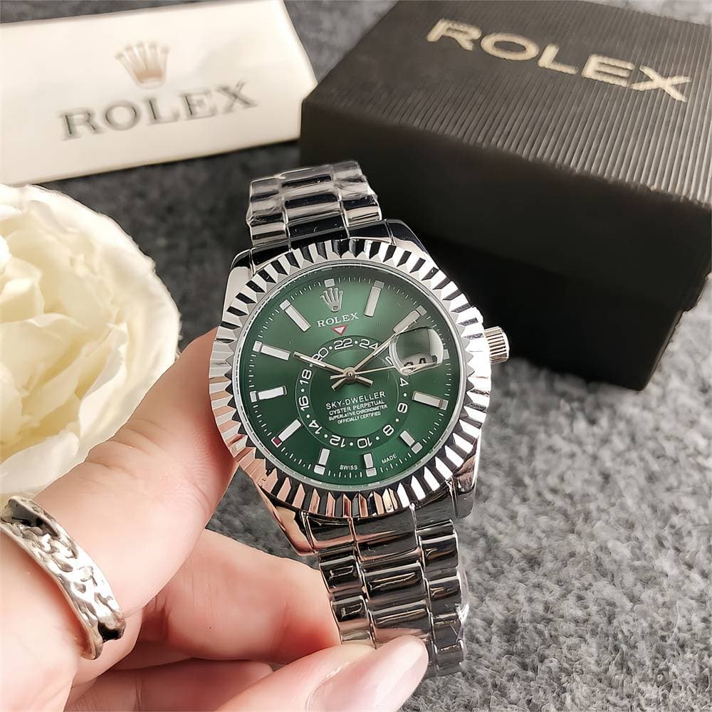 Montre de marque Business Peplum avec bracelet en acier Montre de mode suisse
