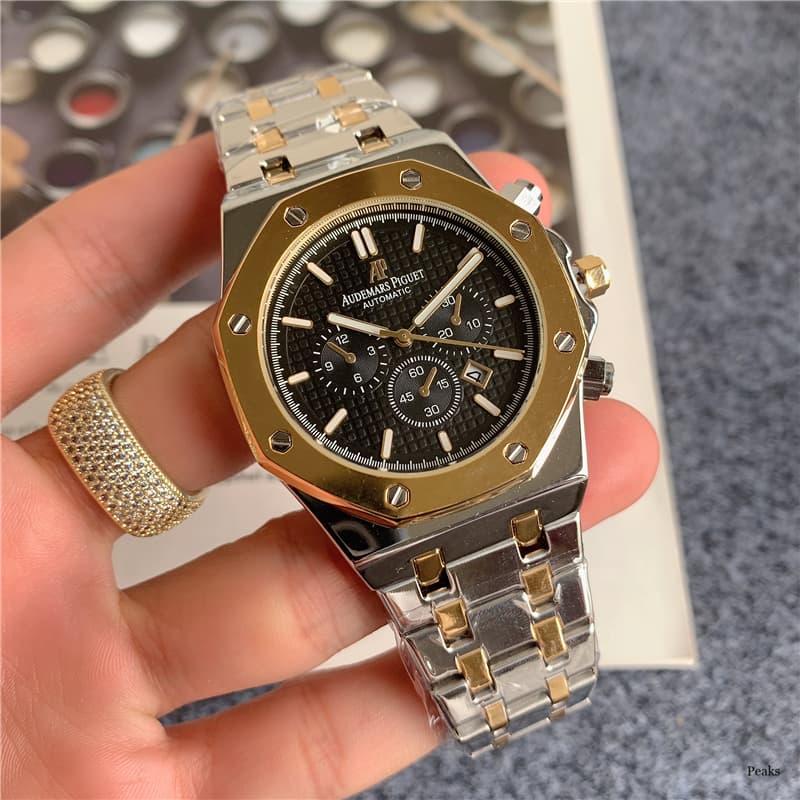 Montre multifonctions à plusieurs cadrans avec calendrier et fonction luminescente, marque suisse ancienne Audemars Piguet, montre tendance pour hom