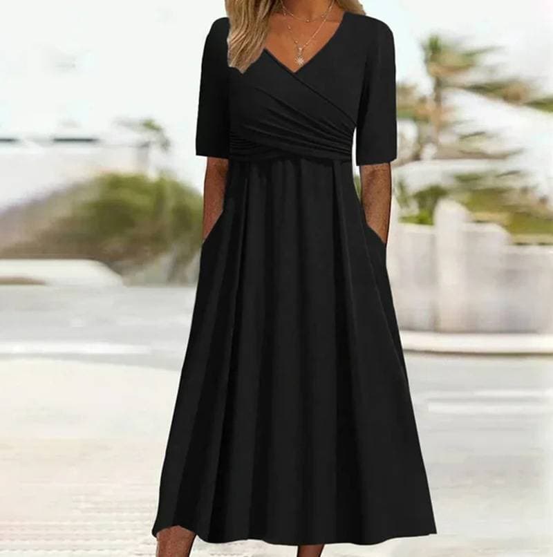 Women's Clothing Summer New Short Sleeved Dress Women's Clothing Personality Dress