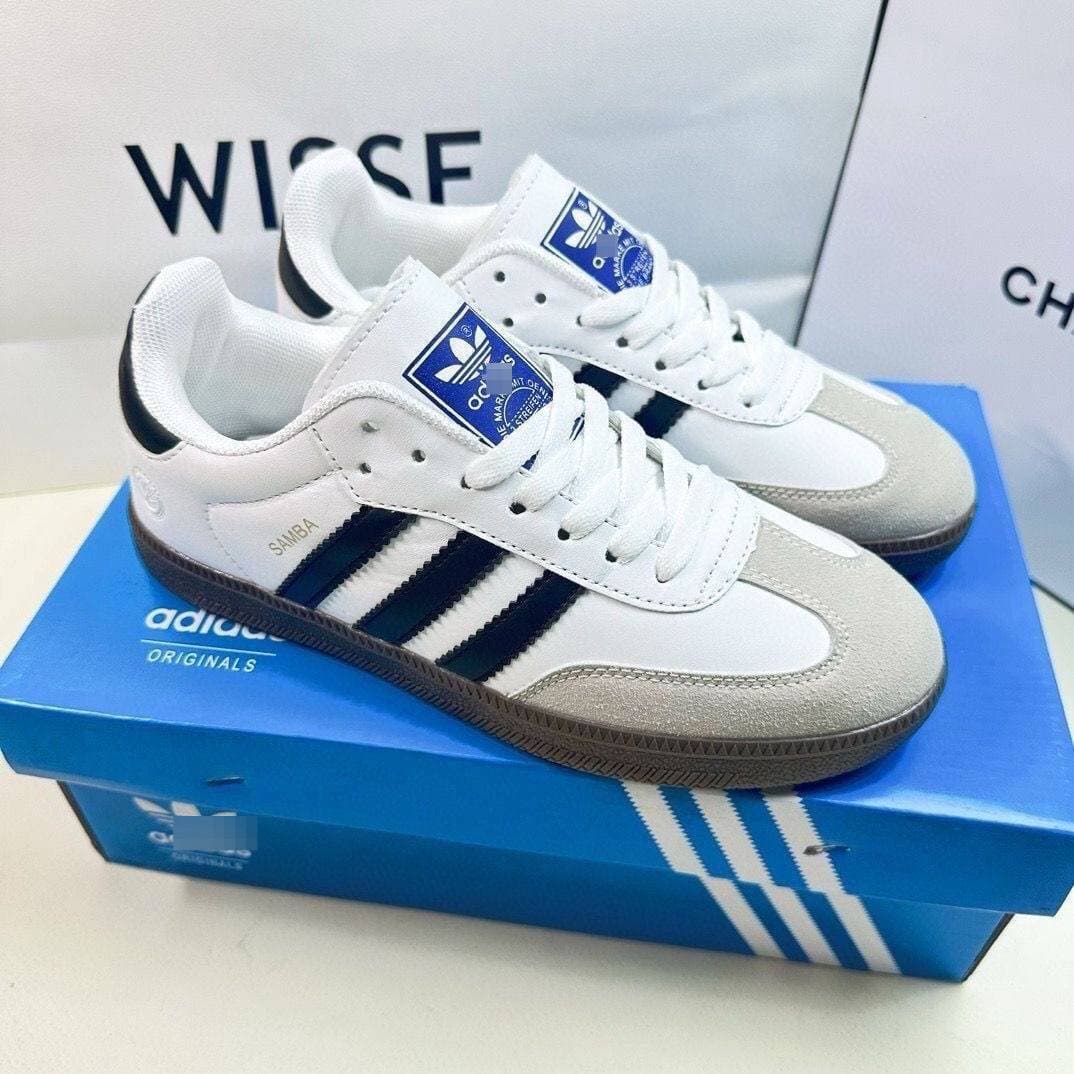 Chaussures de campus pour couples homme/femme - Baskets décontractées et polyvalentes style trèfle Samba