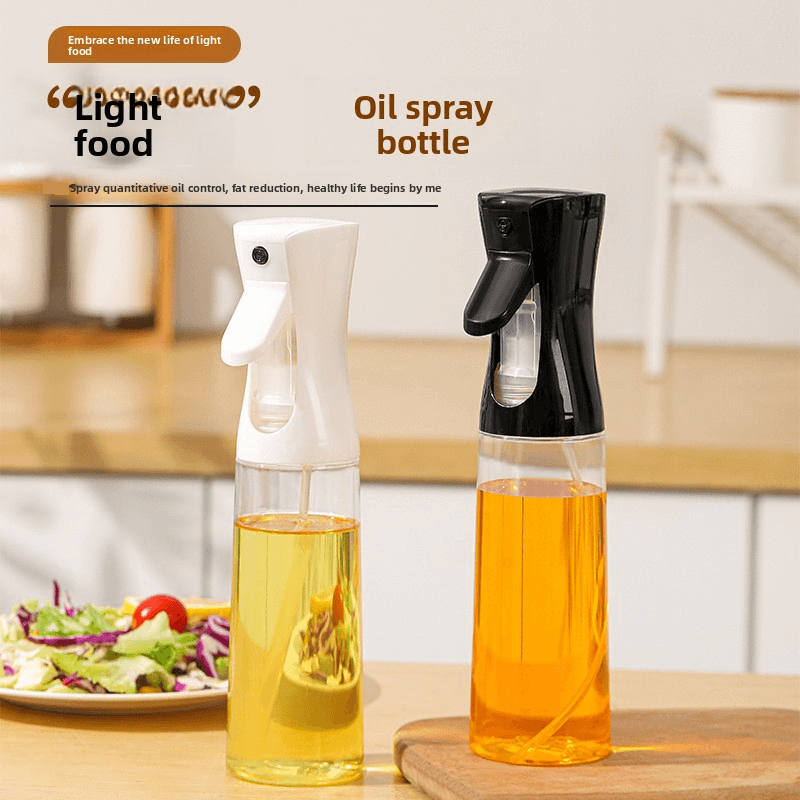 Food-Grade Oil Spray Bottle - Press-Type Misting Dispenser For Kitchen & BBQ Adjustable Spray For Cooking Oil