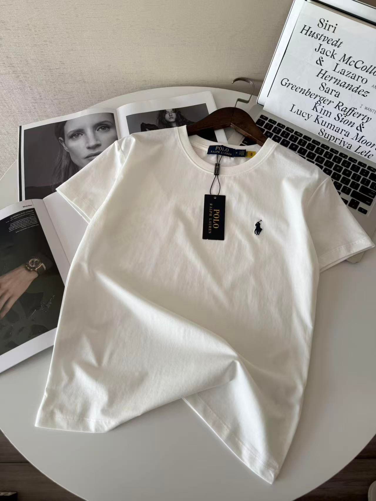 Polo Lauren pour femme, collection été 2026 - 100 % coton respirant avec broderie ours - Coupe légèrement ample et classique