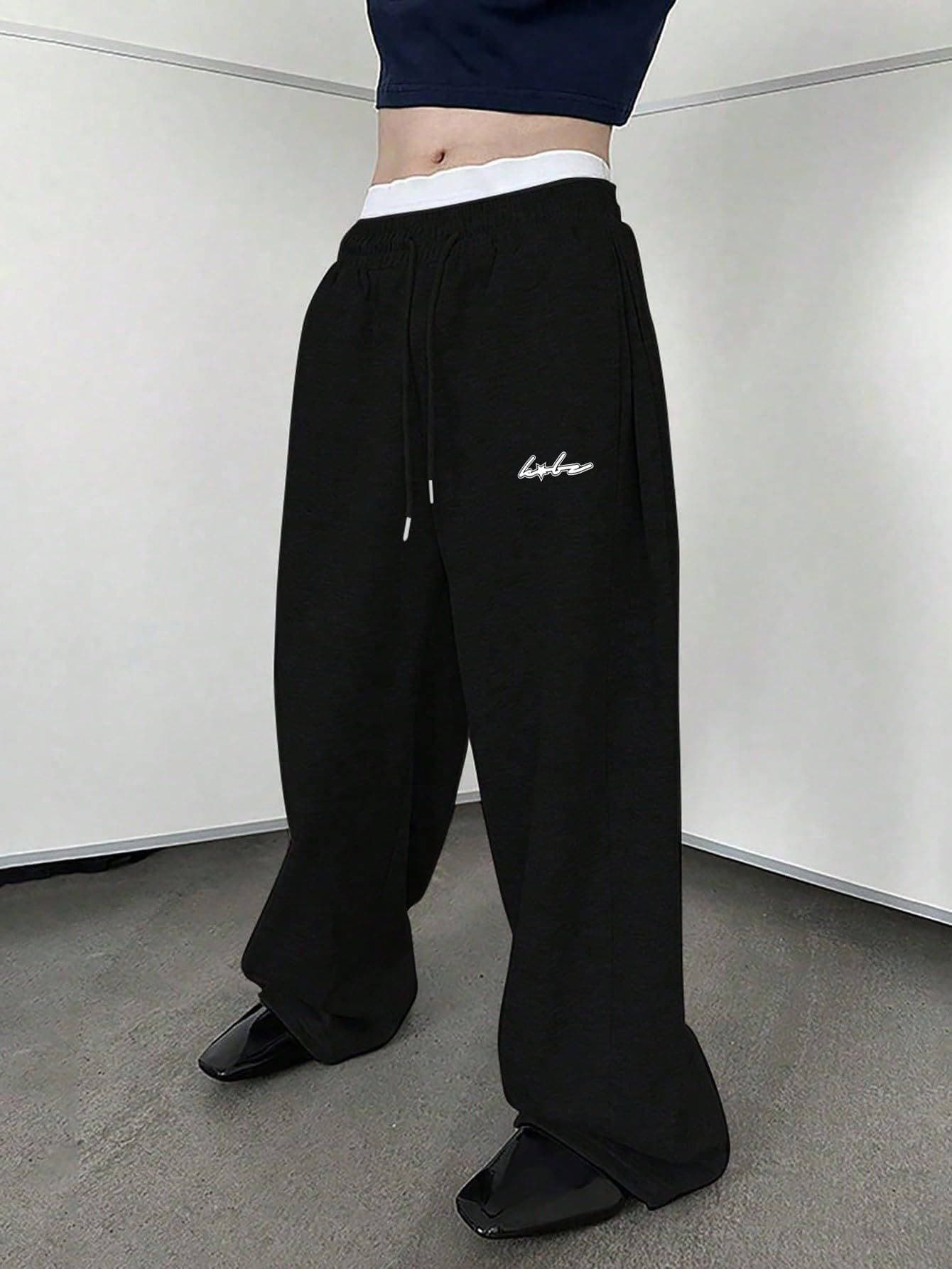 New European And American Pants For Men In All Seasons, Loose Fitting Straight Leg Sports And Casual Pants, Hot Selling Suit Long