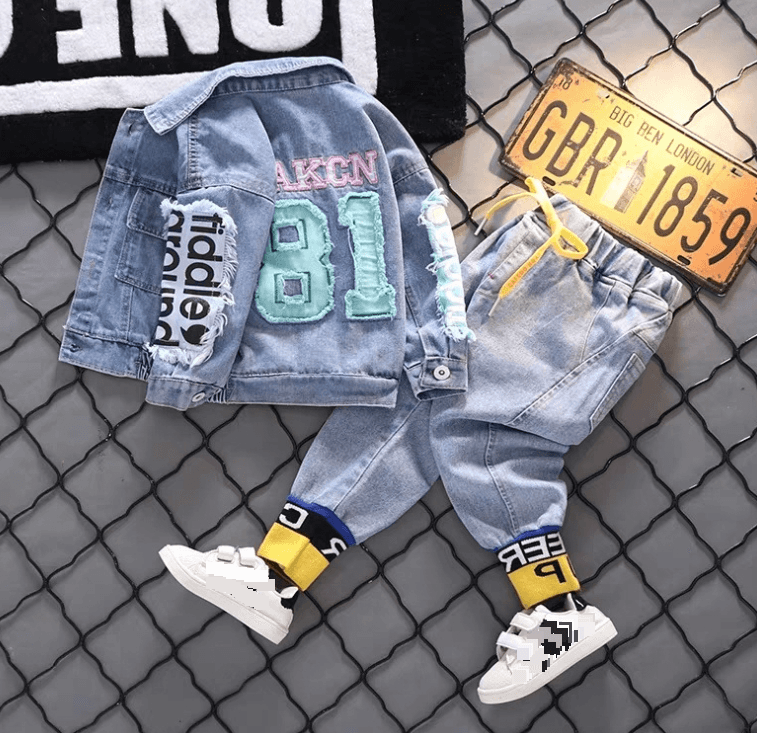 Mother & Kids 2025 clothing new style 6 Handsome suits Children aged three to five years old 4 Fashionable two-piece suits