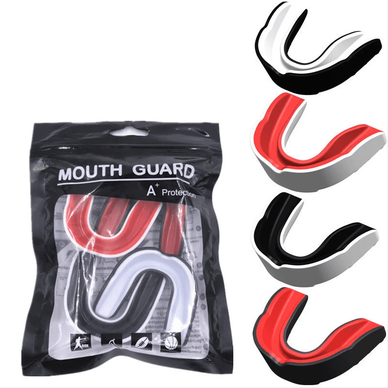 4 Pack Mouthguards For Boxing, Muay Thai, Taekwondo, Fighting, Sanda, Basketball, Mouthguards, Rugby, Mouthguards