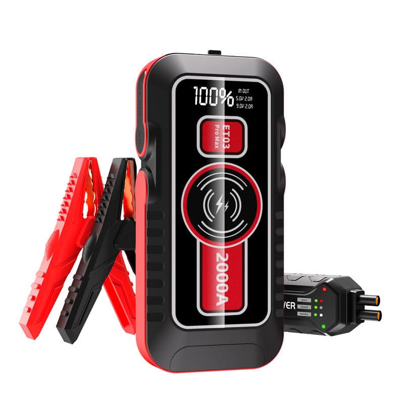 Emergency Starter Power Portable Wireless Electric Car Air Pump