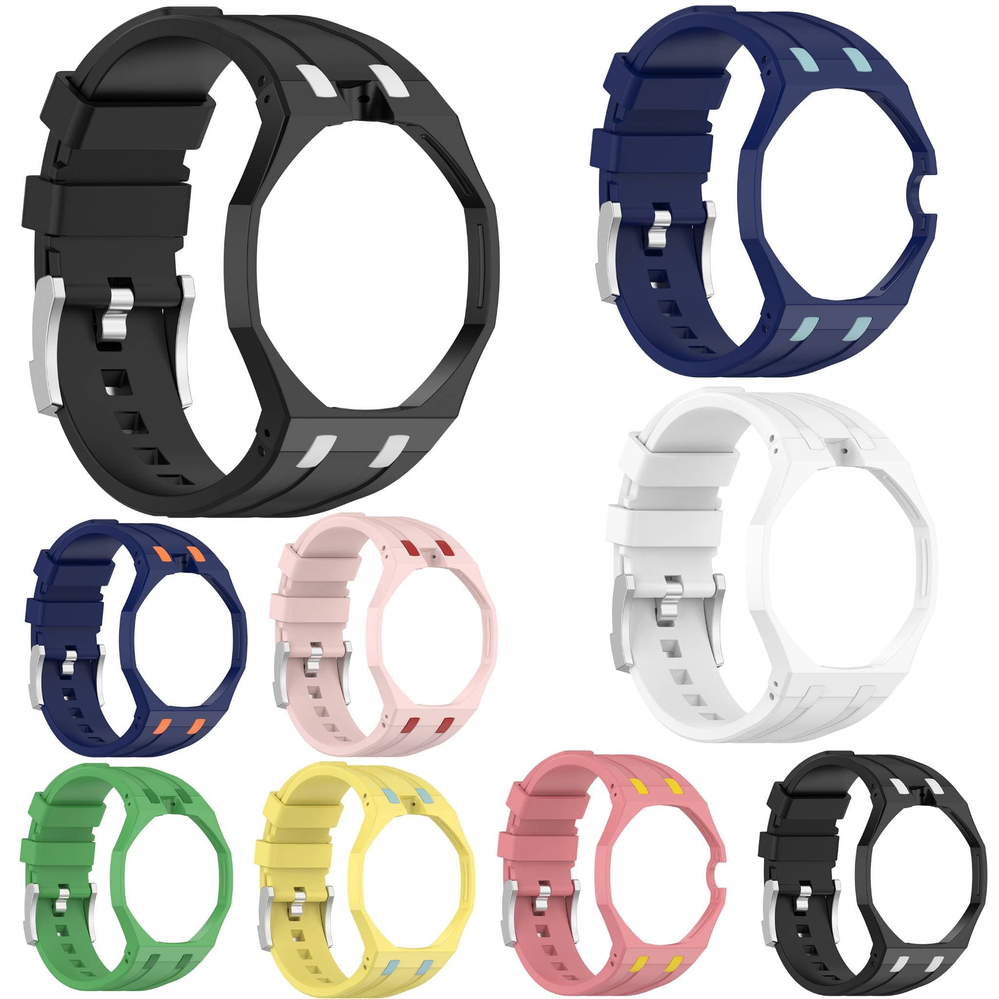 Silicone Watch Strap Suitable For Swatch Silicone Strap AP RPop Joint Pocket Watch Wrist Strap