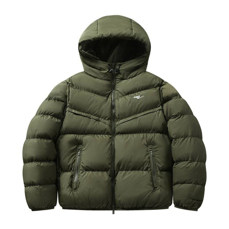 Doudoune à capuche pour homme, coupe-vent et imperméable, manteau d'hiver