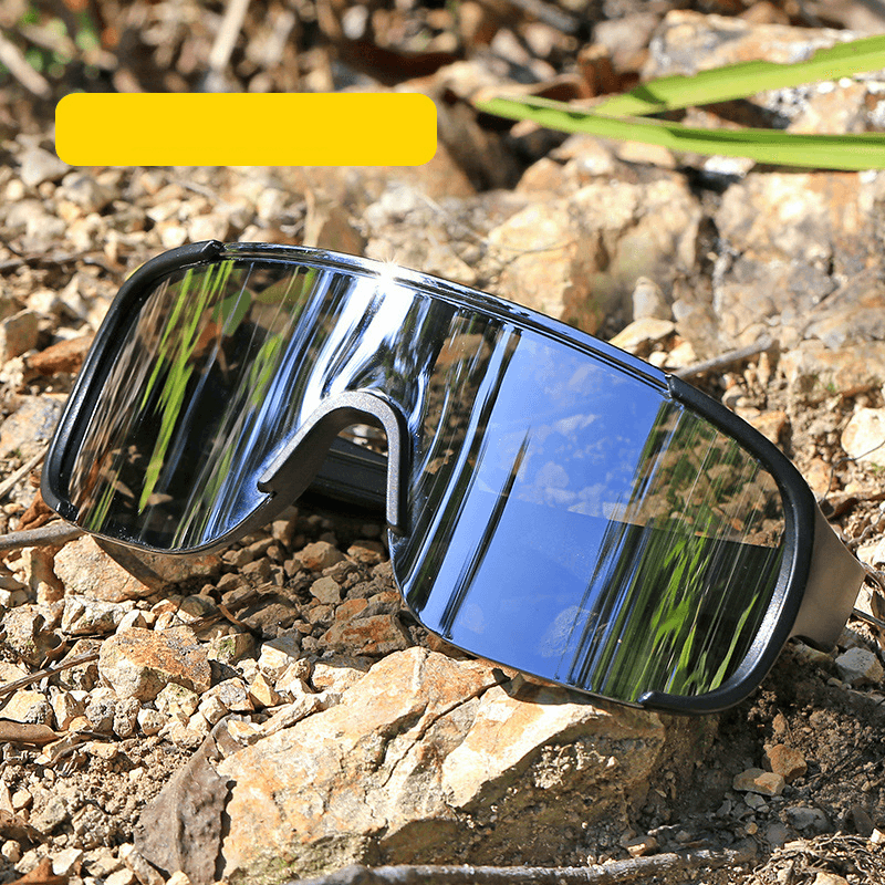 Women's Glasses Cycling Goggles Women's Trendy Winter Large Frame Outdoor Sports Glasses Men's Ski Mountaineering Windproof Sunshade Sunglasses