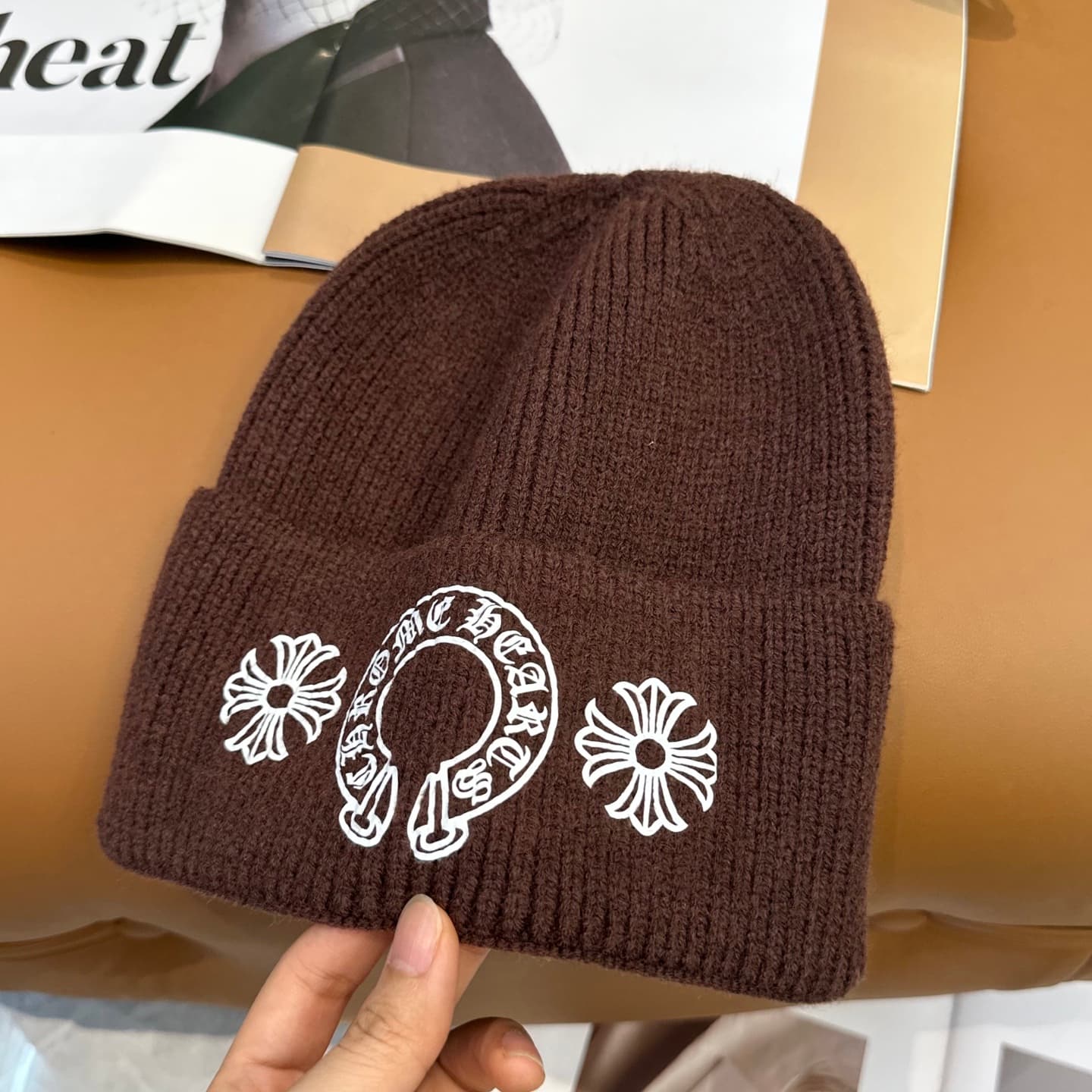 Bonnet de luxe tendance pour hommes et femmes, design classique, nouveau bonnet tricoté automne/hiver, chaud et confortable