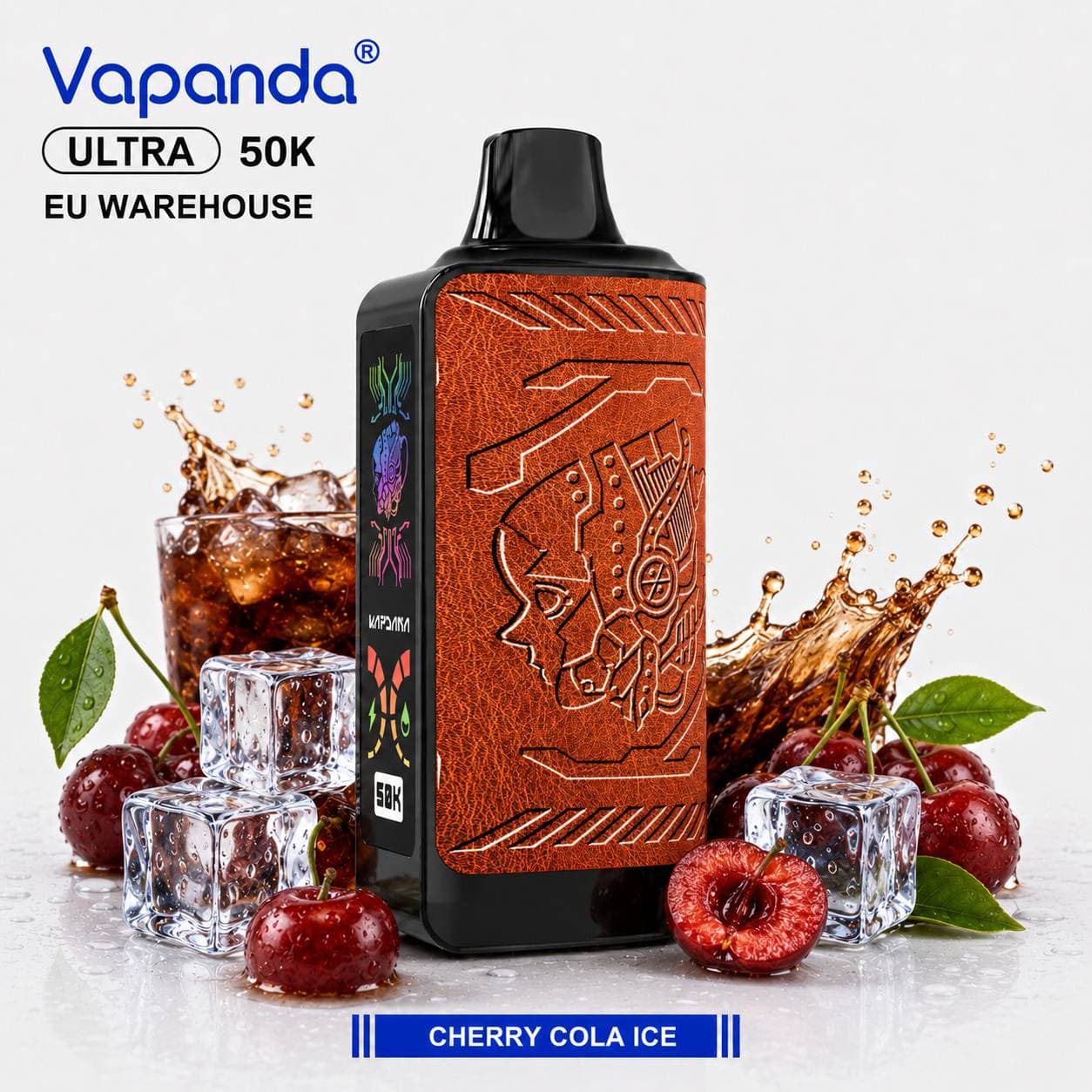 1 mod de vape VAPANDA ULTRA 50K jetable, 50 000 bouffées, cigarette électronique rechargeable haute capacité, entrepôt UE