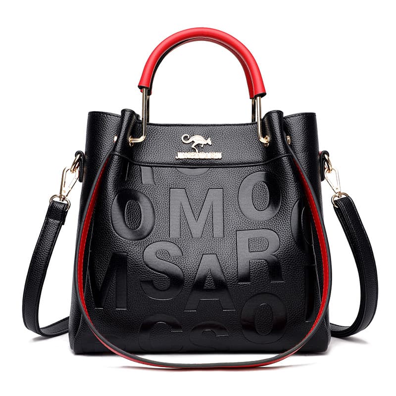 Sac à bandoulière pour le commerce extérieur transfrontalier 2023, grande capacité, filet rouge, le même paragraphe, sac à bandoulière, sacs p
