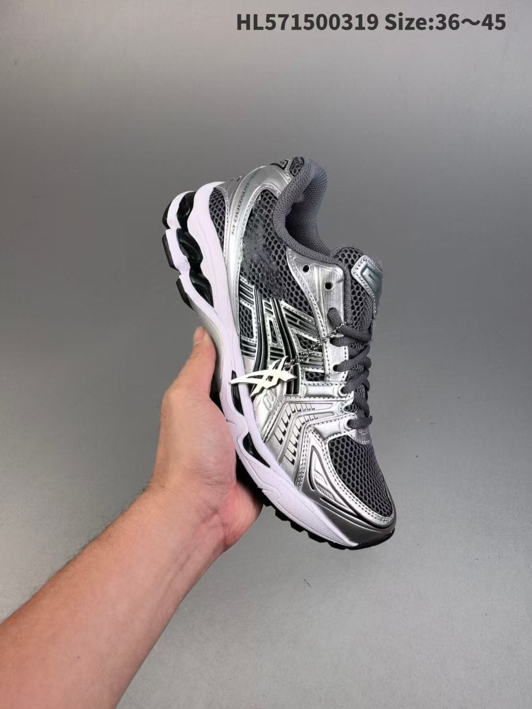 Asics Gel Kayano 14 : chaussures de course basses tendance et polyvalentes en tissu pour hommes et femmes