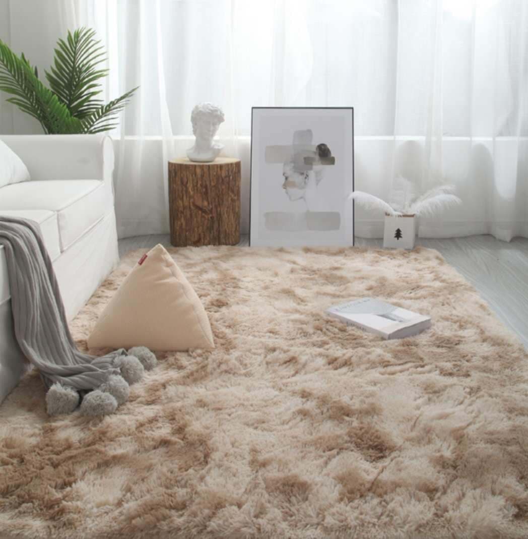 New Silk And Wool Tie-dyed Carpet Consignment Wholesale, Plush Living Room And Bedroom, Popular Bedside Blanket, Floor Mat, Home Use(Size: 120*200cm)