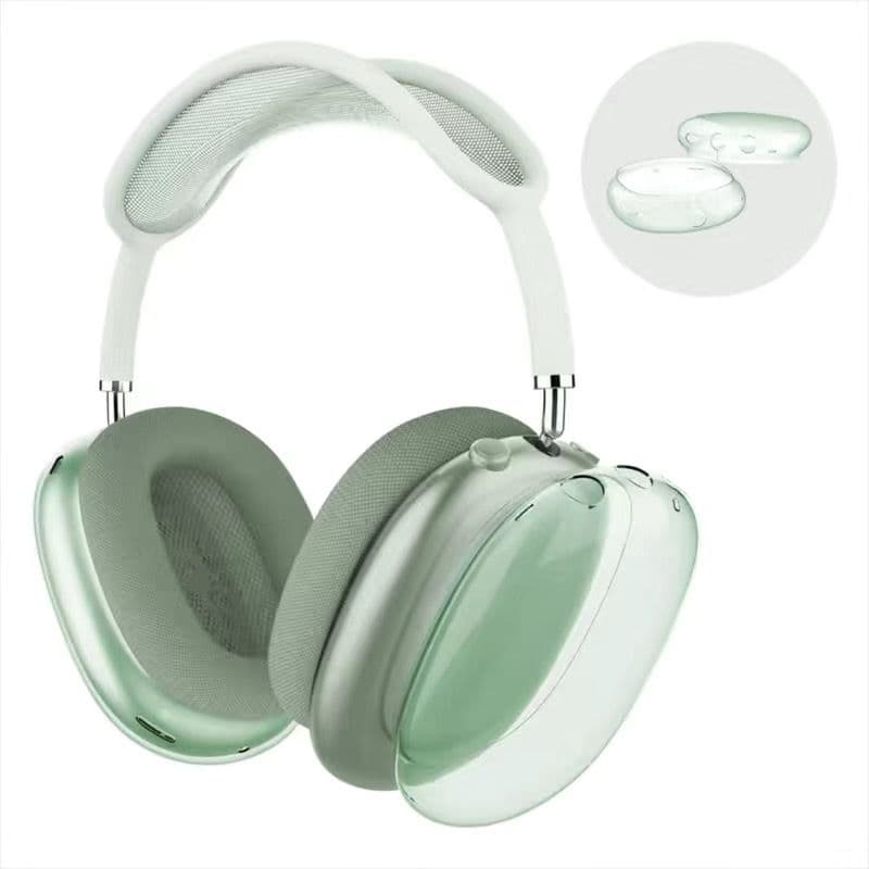 Étui de rangement protecteur intégral pour AirPods Max - Coque transparente résistante