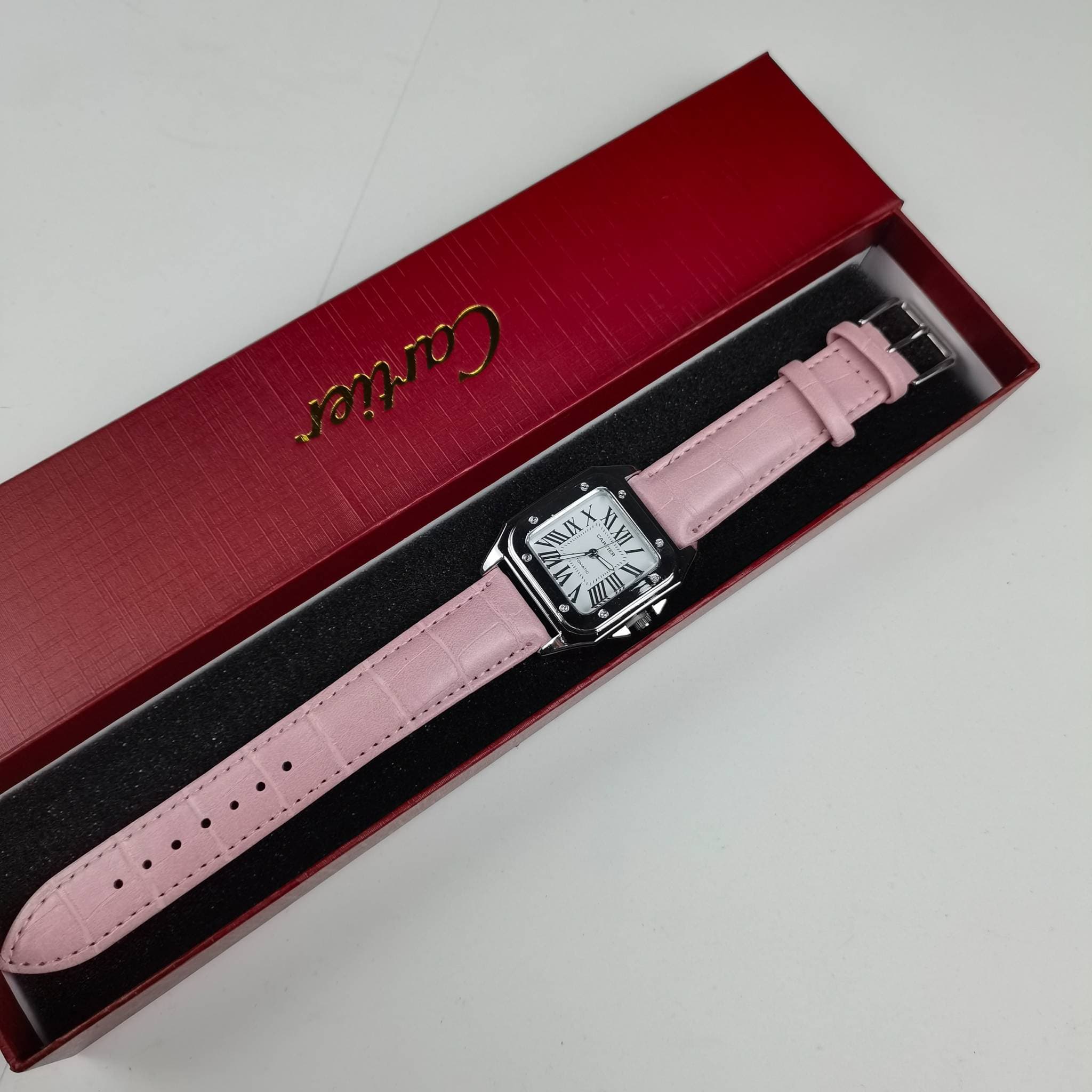 Montre à quartz tendance pour femme, cadran résistant, ceinture, décontractée, élégante et discrète