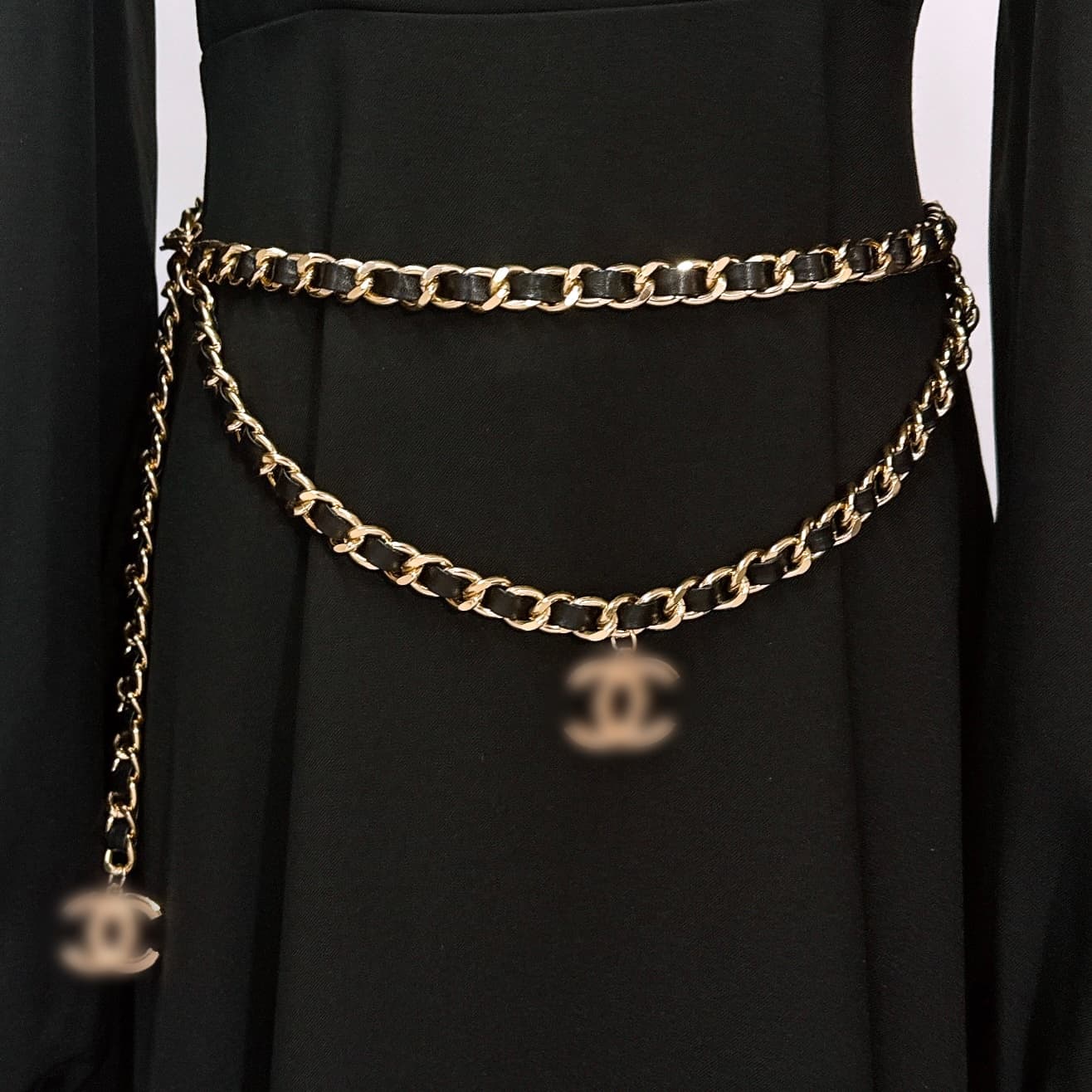 Nouvelle chaîne tressée tendance et élégante pour femme, accessoire de mode décontracté.