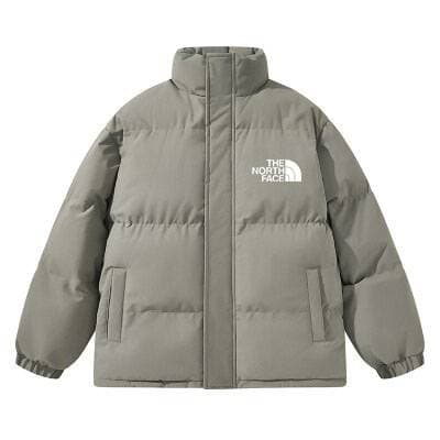 Manteau en coton simple à col montant, décontracté, tendance, marque épaisse, résistant au froid et chaud