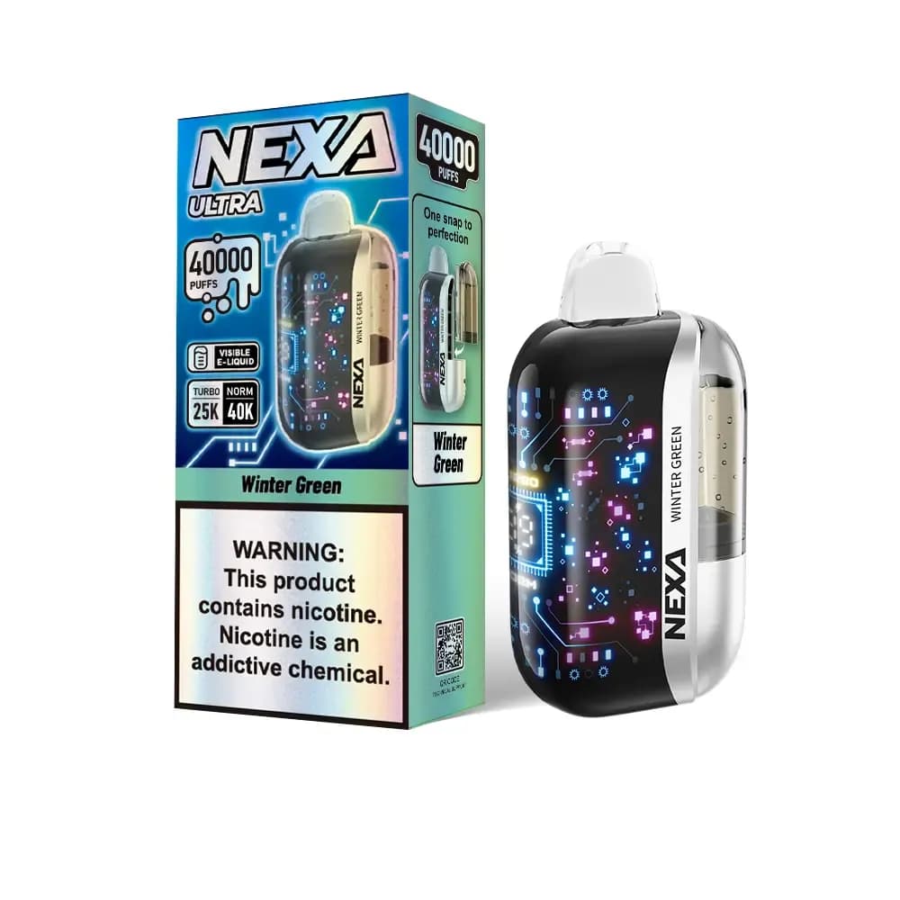 Kit de vape jetable Nexa Ultra 40K 800 mAh 20 ml (40 000 bouffées) (entrepôt UE)