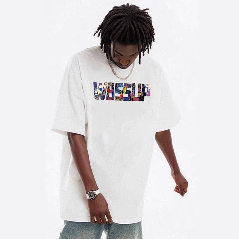 2024Men's high-quality round-neck pullover short-sleeved t-shirt