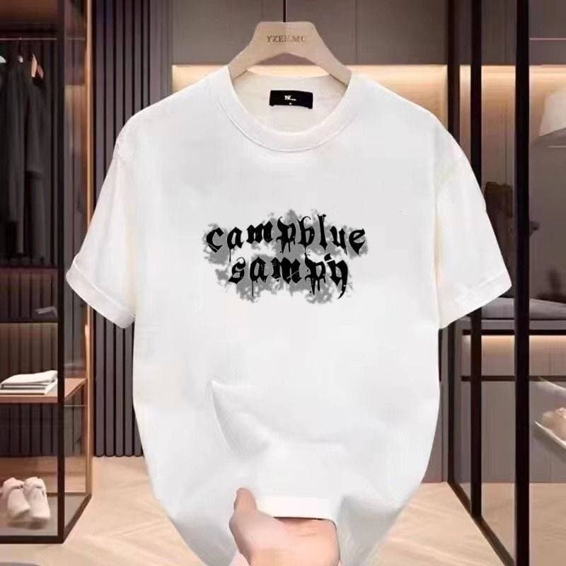2025 Summer Loose Men And Women Pullover 100% Cotton Short Sleeve T-shirt