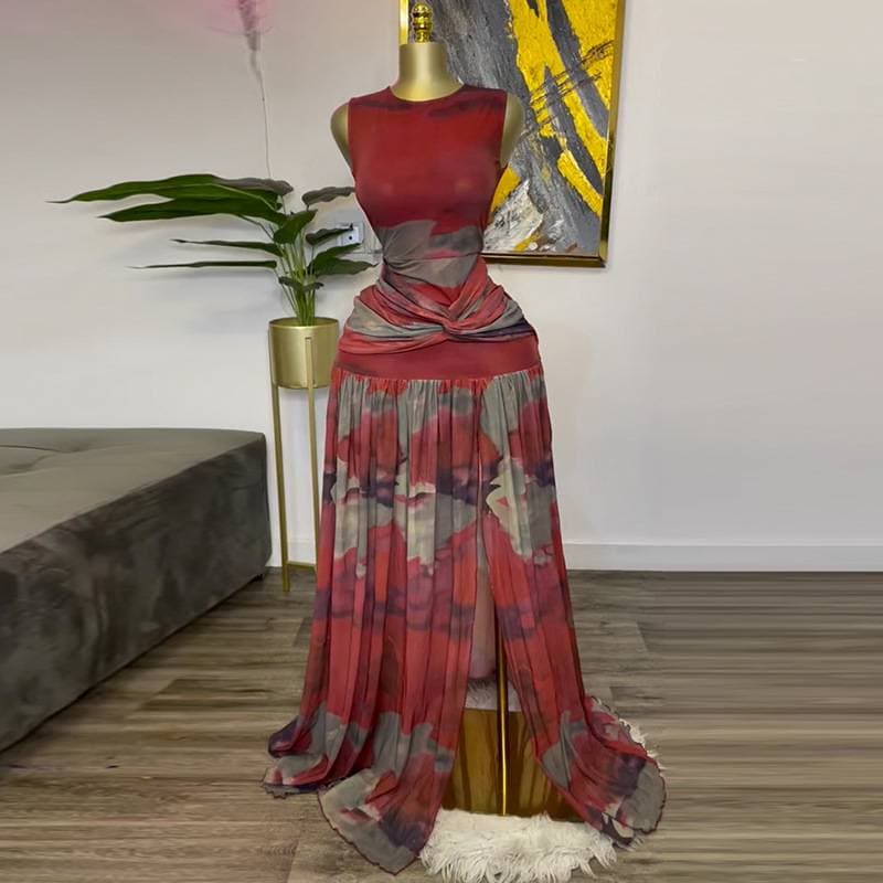 Women's Clothing Spring New Sweet And Fresh Striped Oblique Shoulder Collar High Waist A Line Dress Long Skirt