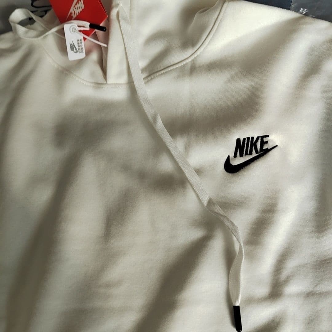 Veste classique chaude brodée à capuche Nike automne/hiver, style unisexe