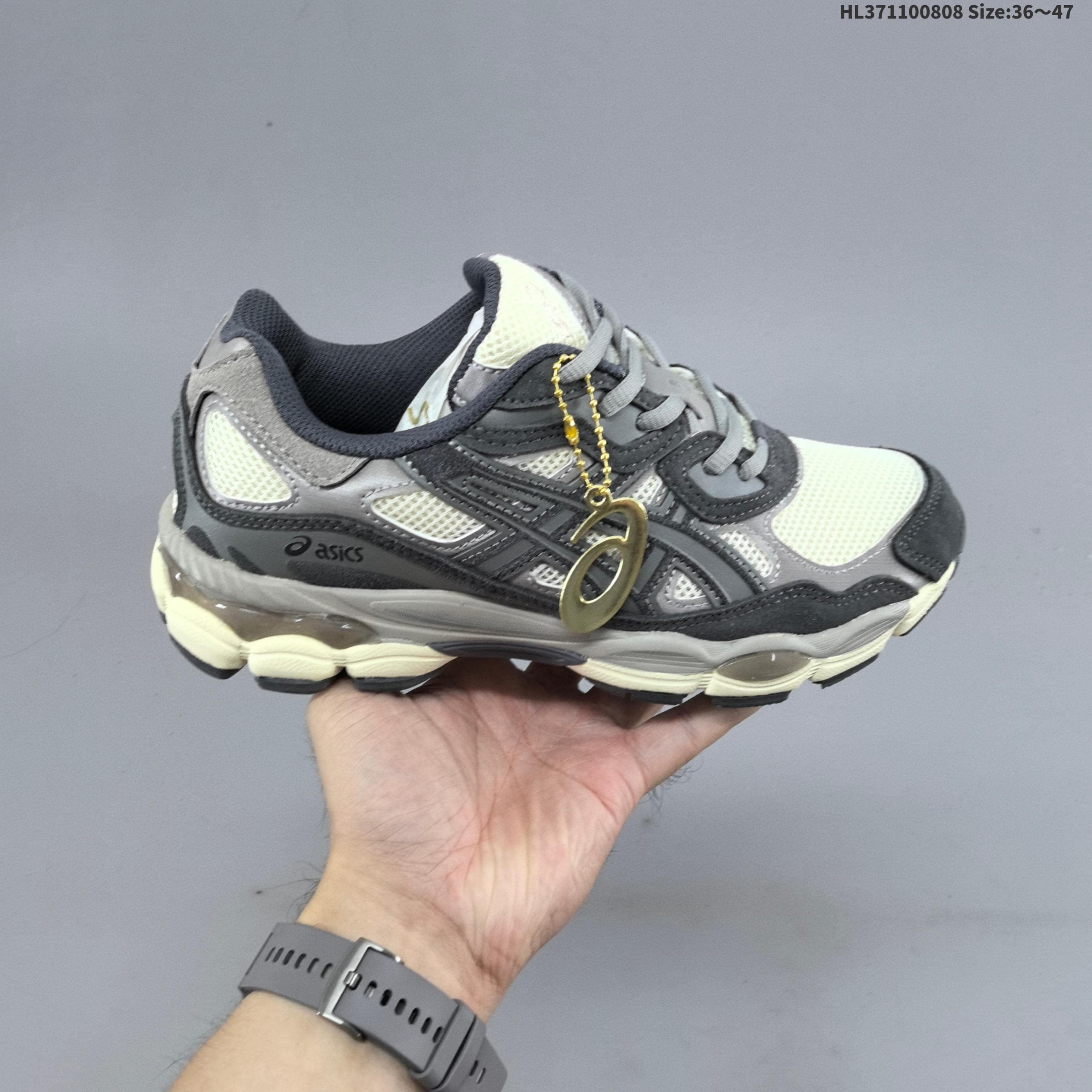 Chaussures de running Asics NYC Gels NYC Sneakers Cream Solar Power Pure Sier Outdoor Sneakers Sports Athleisure Trainers Fashion Daily Outfit 36-47