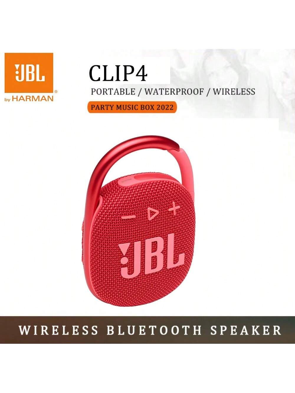 Enceinte Bluetooth JBL CLIP 4 étanche IP67 / 10 heures d'autonomie - Mini enceinte sans fil portable idéale pour les voyages et les activités de p