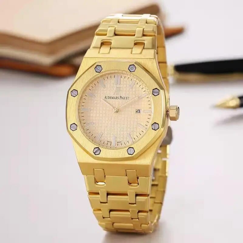 Montre homme de luxe AP, collection élégante, à quartz, haut de gamme, trois aiguilles, design simple.