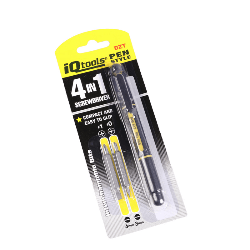 Screwdriver 4 In 1 Manual Screwdriver Combination Tool 4 In 1 Multifunctional Pen Shaped Double Head Screwdriver Combination Screwdriver