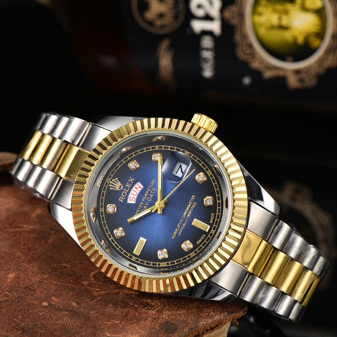 Montre classique à double calendrier pour affaires : une montre de luxe élégante et abordable