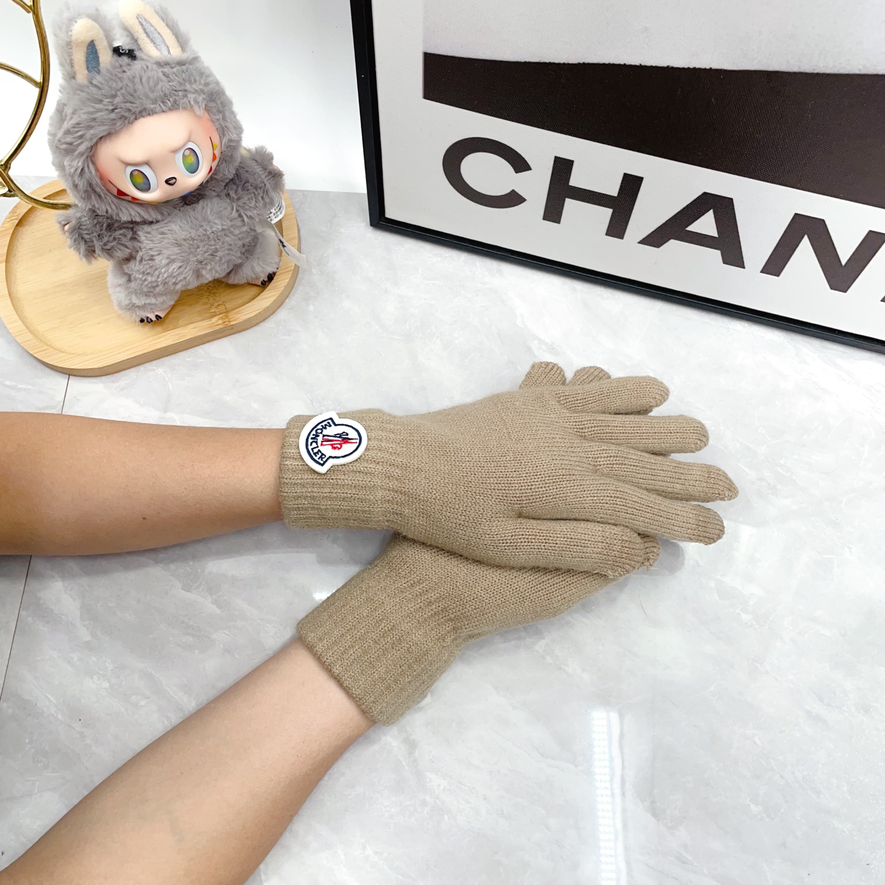 Gants en laine de qualité supérieure au design tendance, doublure polaire douce pour plus de chaleur, taille unique, disponibles à un prix abordab