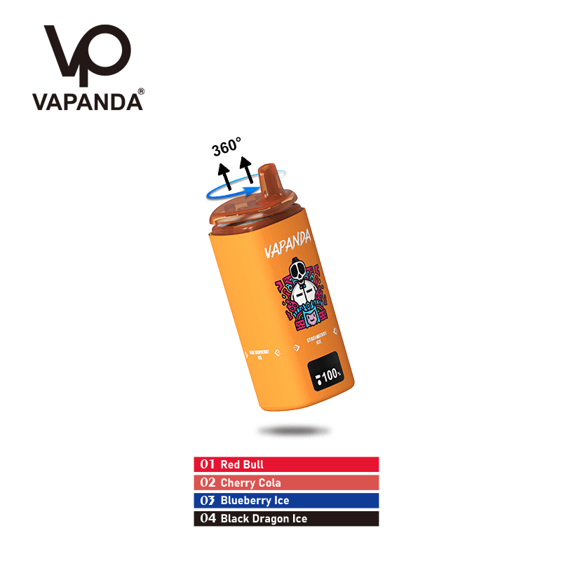 10 pièces 4in1 saveurs variables Vapanda jetable Vape Pod 120K 300K 500K pour une cigarette électronique