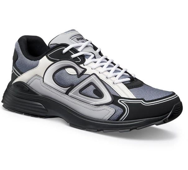 Chaussures de sport décontractées Guangzhou Goods CD Fashion B30, version haute, réfléchissantes, patchwork, pour papa, pour couple