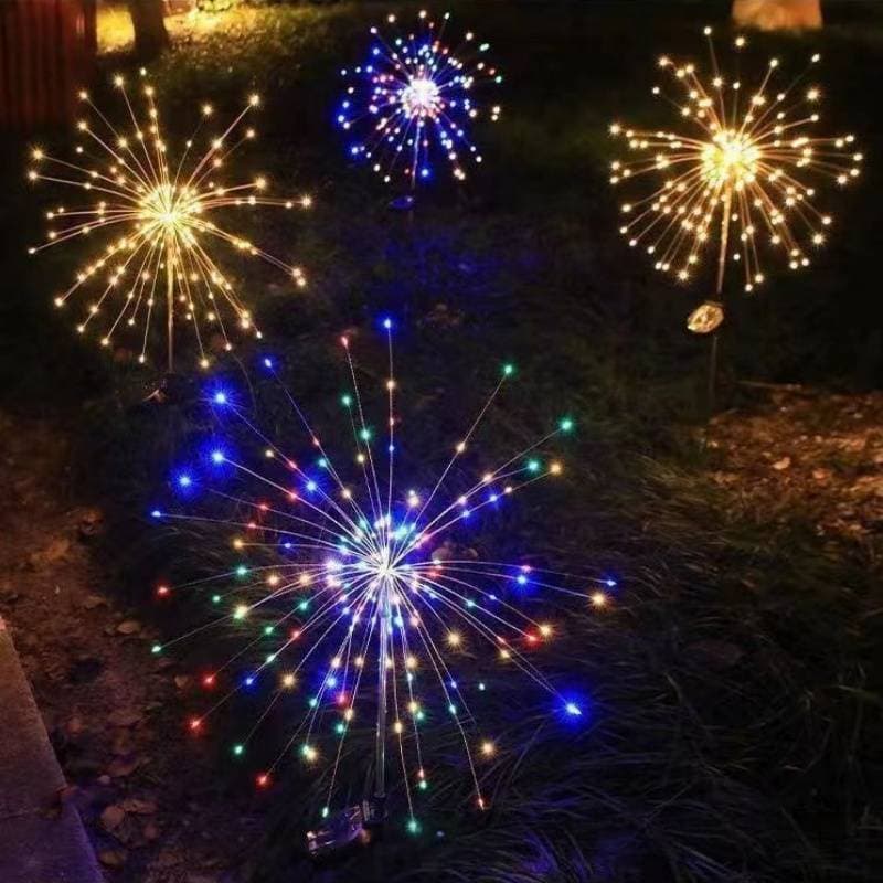 LED Solar Powered Lawn Light Dandelion Themed Outdoor Waterproof Courtyard Christmas Decorative Light Popular
