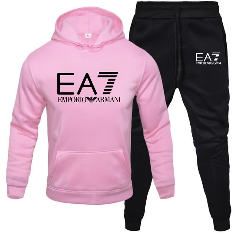 Sweat-shirt à capuche automne et hiver 2024, ensemble de deux pièces de vêtements de sport, pantalon hip-hop pour hommes, vêtements de mode, vêt