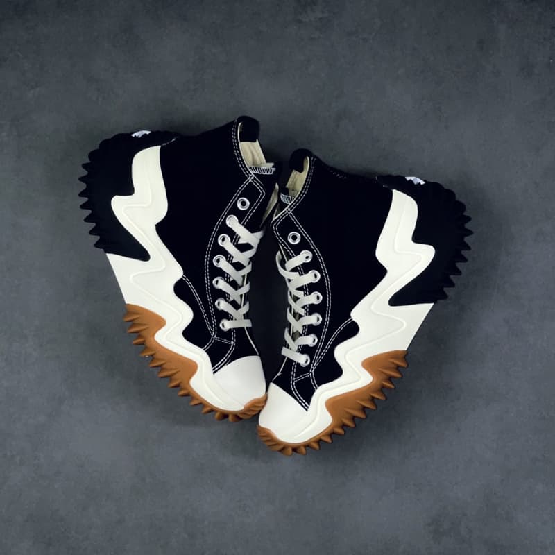 Zhang Yuqi's Same High Matsuke Sawtooth Thick Sole Elevated Canvas Shoes For Women CX Future Series Low Top Couple