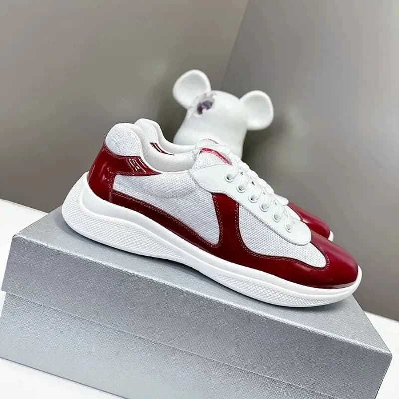 Chaussures de course polyvalentes à bout rond, en cuir véritable, semelle plate, de marque Guangzhou P, en stock, pour le commerce extérieur, mod
