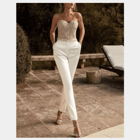 Women’s Clothing Spring and Summer New Women's Clothing Wrapped Sexy Sleeveless Long Pants Jumpsuit