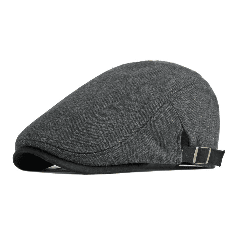 Hats men's and women's autumn and winter berets men's retro art casual all-matching front hat and velvet cap