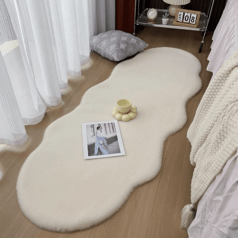 Bedroom Carpet Bedside Rabbit Fur Floor Mat Living Room Cloakroom Blanket Ins Net Red Same Style Thick Plush Blanket