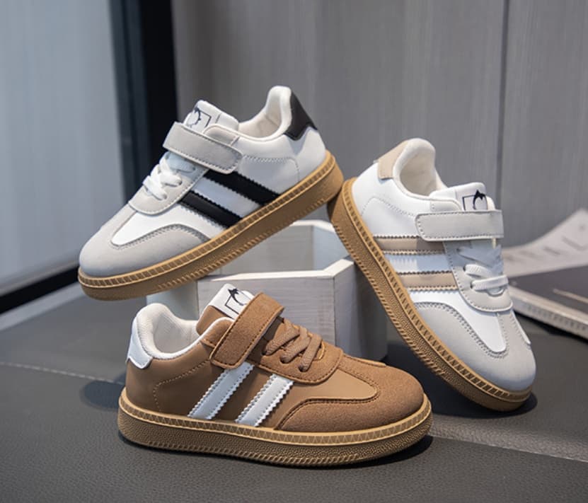 [KiddoStride] Boys' Sneakers - Non-Slip Breathable Training Shoes | Lightweight School Shoes