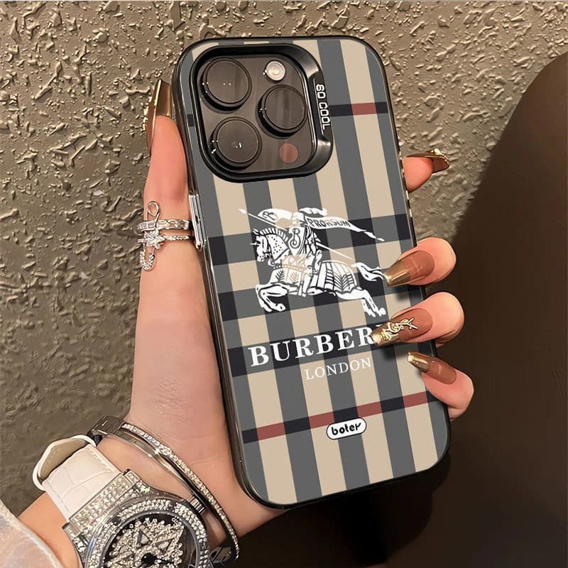 Étui de téléphone portable à motif écossais classique pour iPhone 17 Pro Max, iPhone 16, iPhone 15/14 Pro/13/12/11